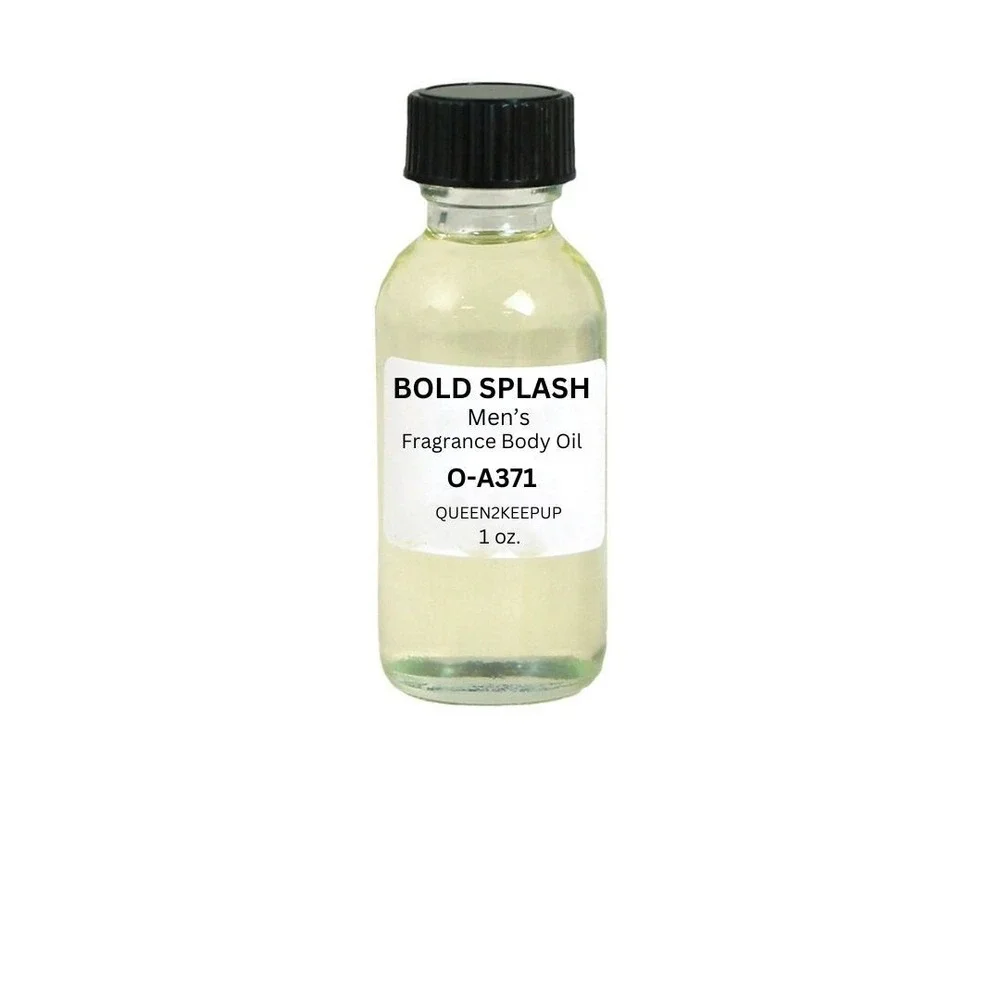 Bold Splash (Men) Body Oil 1 oz Fragrance All Natural Scent